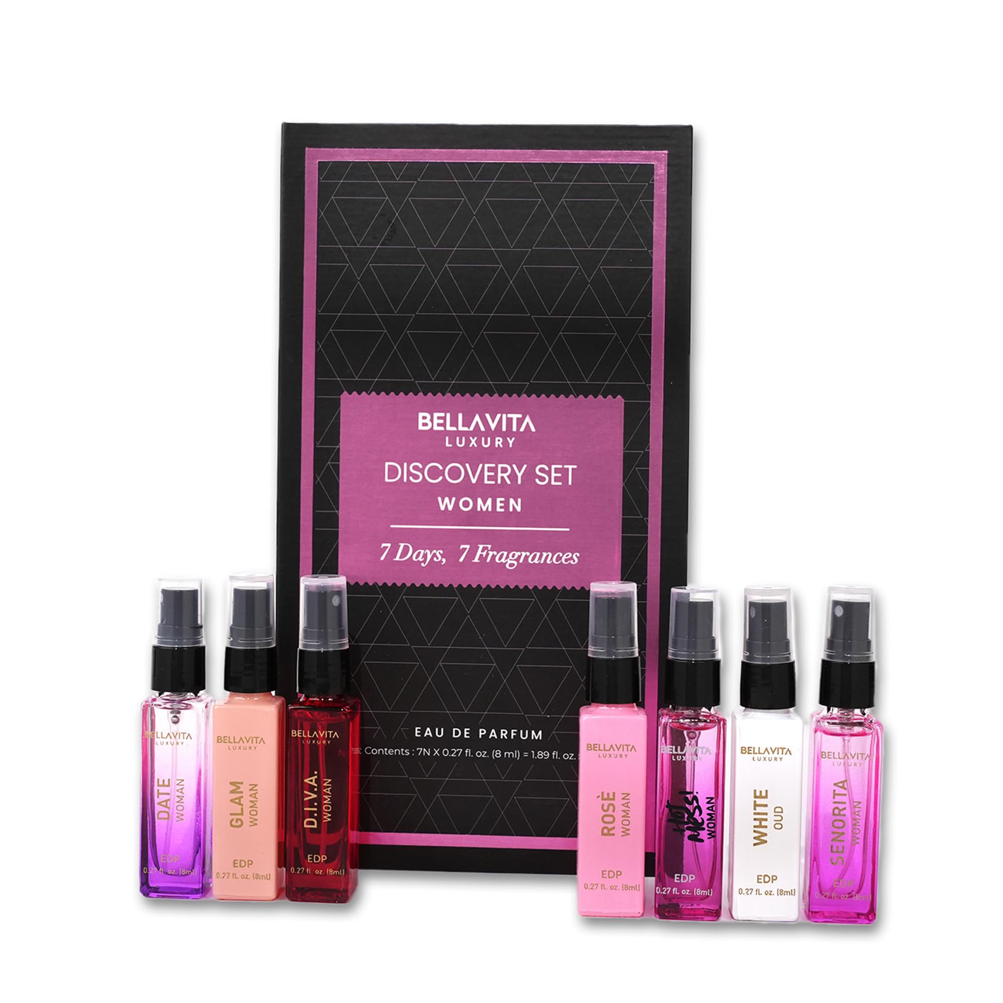 Amazon.com : Bellavita Luxury Women's Perfume Discovery Gift Set
